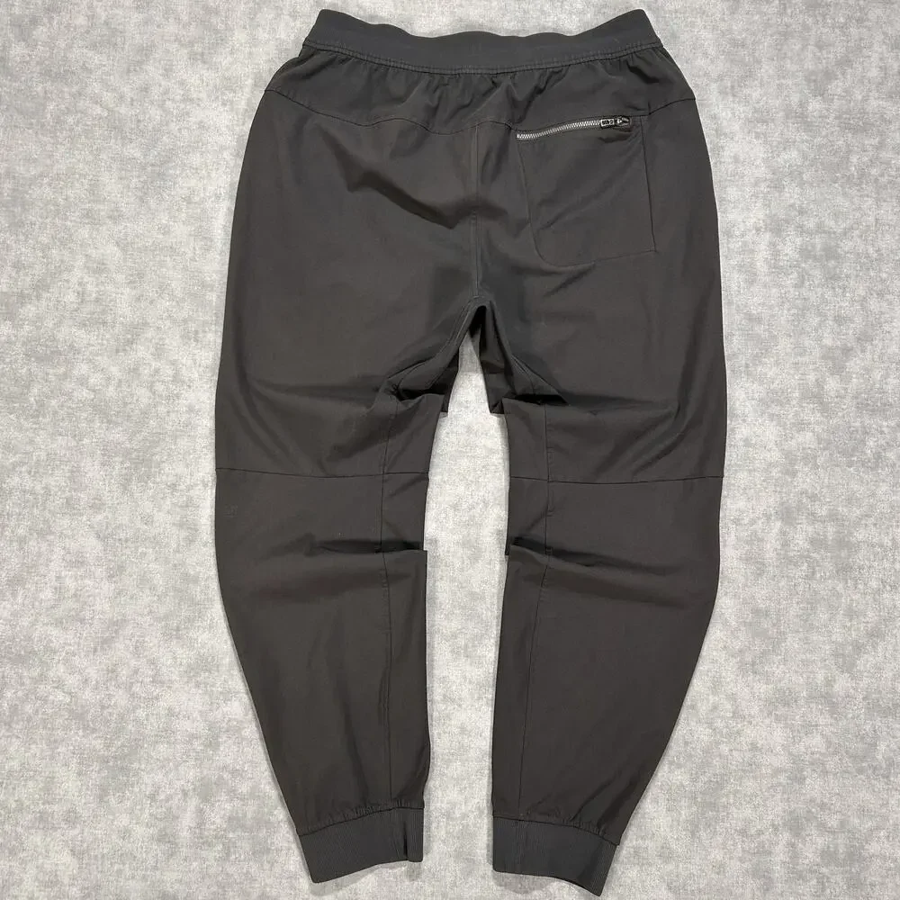 lululemon ABC Jogger Mens L Obsidian Gray Warpstreme Tapered Pants LM5574S